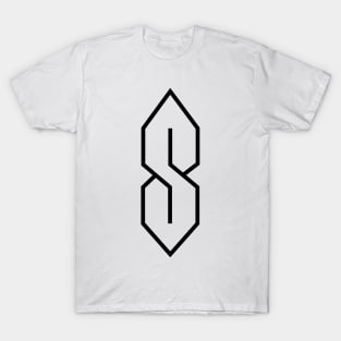 The Cool S, Pointy S or Super S 90s Kids School Meme T-shirt T-Shirt